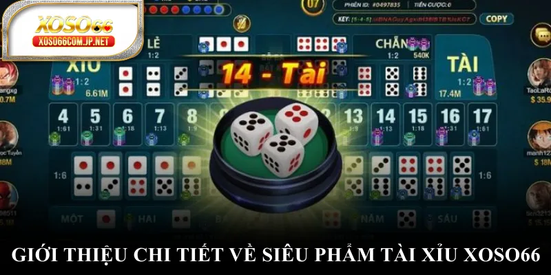Giới thiệu chi tiết về siêu phẩm tài xỉu XOSO66