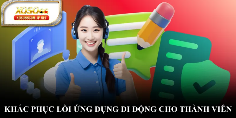 Khắc phục lỗi ứng dụng di động cho thành viên Khắc phục lỗi ứng dụng di động cho thành viên