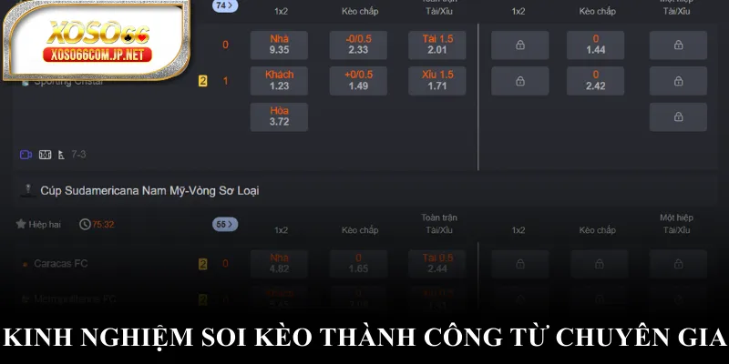 Kinh nghiệm soi kèo thành công từ chuyên gia